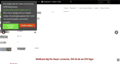 Desktop Screenshot of dehaanreclame.nl